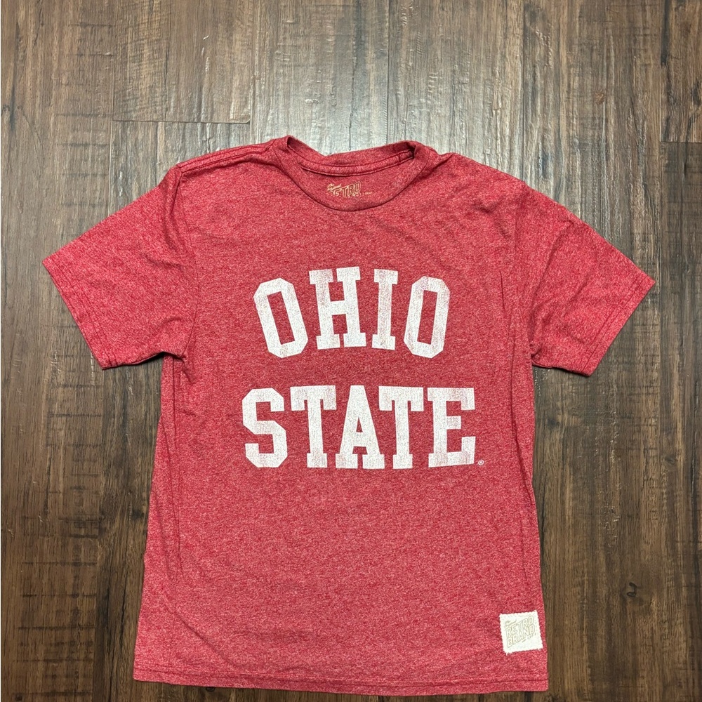 Original Retro Brand Red Ohio State Tee boys L